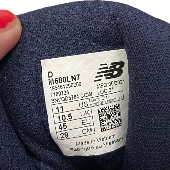 New Balance Fresh Foam 680V7 Running Shoe Finish Line 11 - Picture 8 of 11